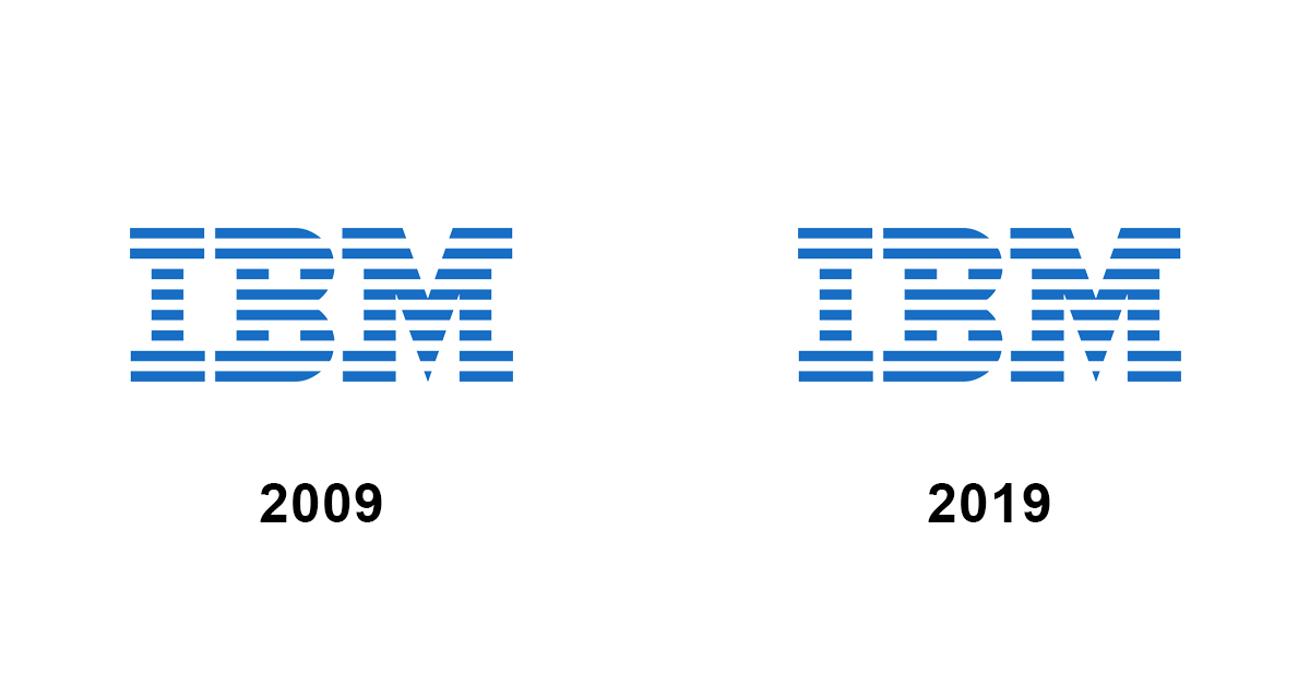Истории дизайна. Логотип IBM и #10yearschallenge