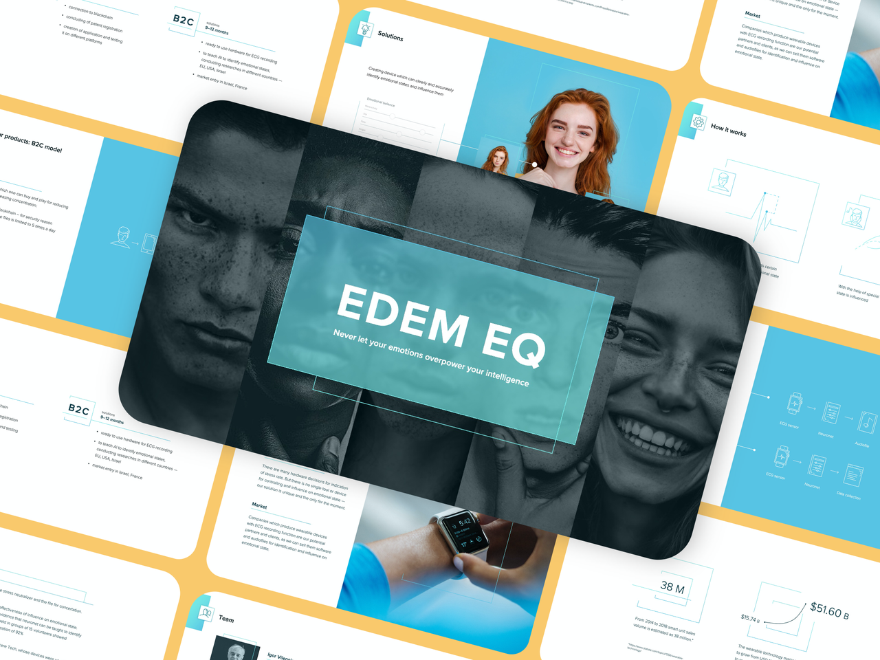 PowerPoint презентація для стартапу EDEM EQ